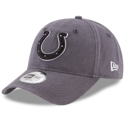 Men's Indianapolis Colts New Era Charcoal Sagamore Relaxed 49FORTY Fitted Hat 2787491